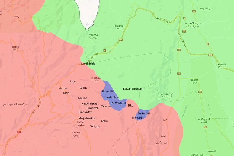 Сирийская армия отбила захваченные боевиками высоты в провинции Латакия