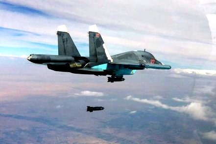 Боевики засняли попытки сбить российский Су-34 в Сирии