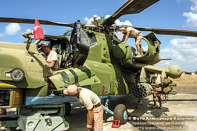 Российские авиатехники в Сирии поставят на крыло любой вертолет