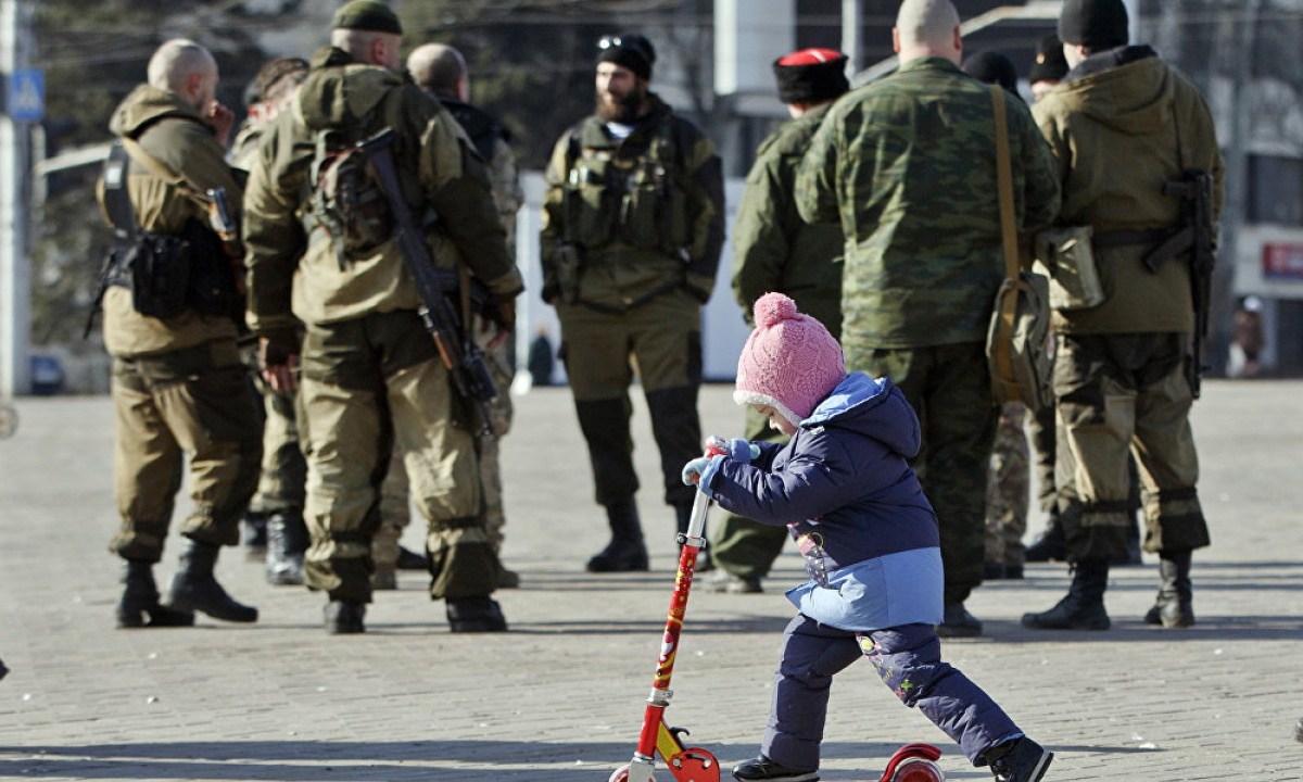 Фото дети войны донбасса