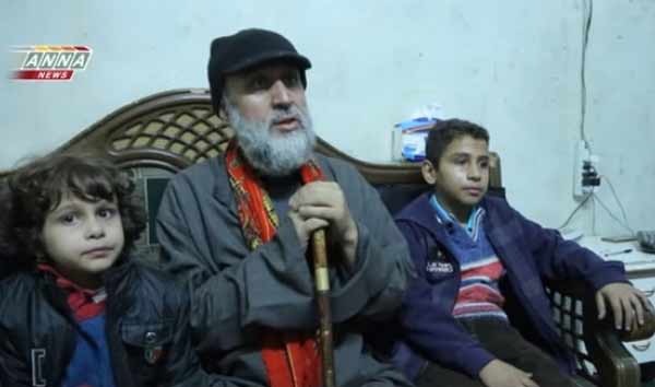 Сирийская семья вырвалась из восточного Алеппо