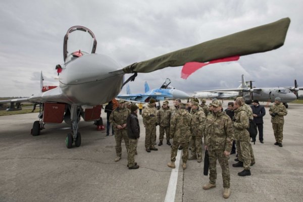 Передача военной техники для украинской армии в Чугуеве