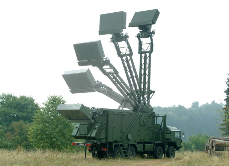 Германская мобильная радиолокационная станция TRML-3D