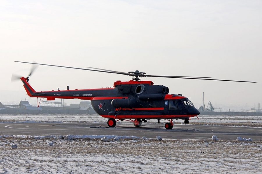 Морская авиация ВМФ России получила первый арктический вертолет Ми-8АМТШ-ВА