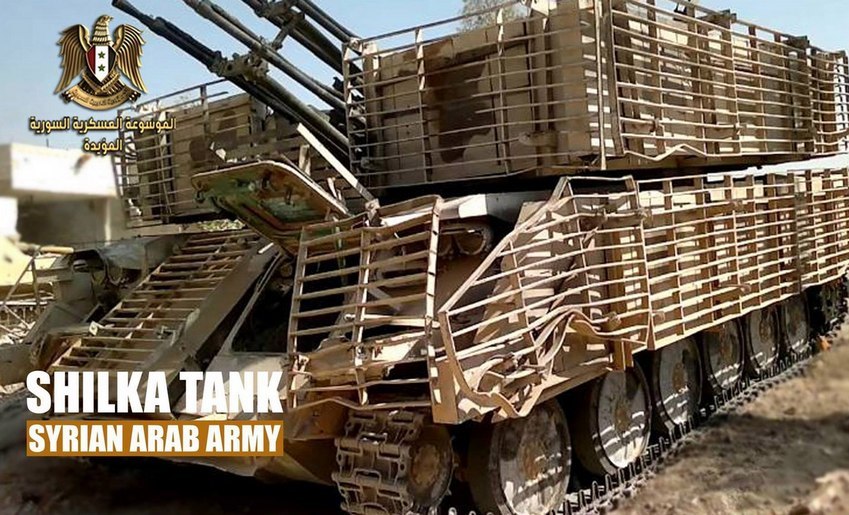 Сирийский инженерный гений: когда «Шилка» - танк