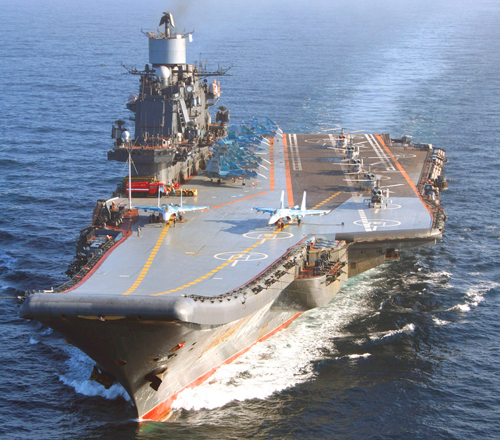Адмирал “Полигон”: Россия отработает в Сирии концепцию авианосца XXI века