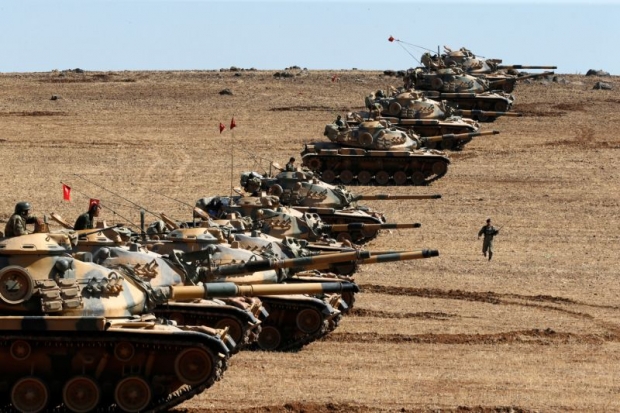 Турецкие танки вторглись в Алеппо
