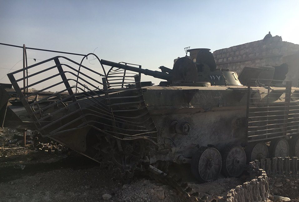 Курдская военная база подорвана на севере Сирии