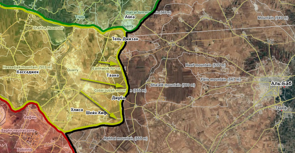 Курды наступают на Аль-Баб передовые отряды YPG в 12 км от города