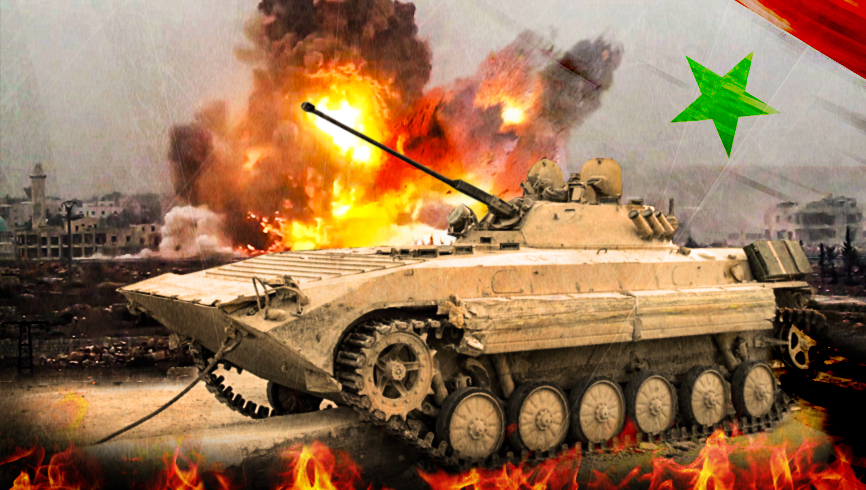 Контратака бронетехники Асада разгромила боевиков на севере Хамы Контратака бронетехники Асада разгромила боевиков на севере Хамы