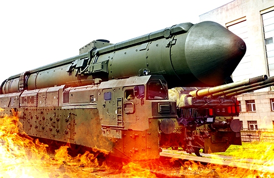 Ядерный поезд — оружие Третьей мировой. Эксклюзивное видео