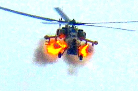 Нашествие пчёл: Целая армада российских вертолетов отработала в Хомсе