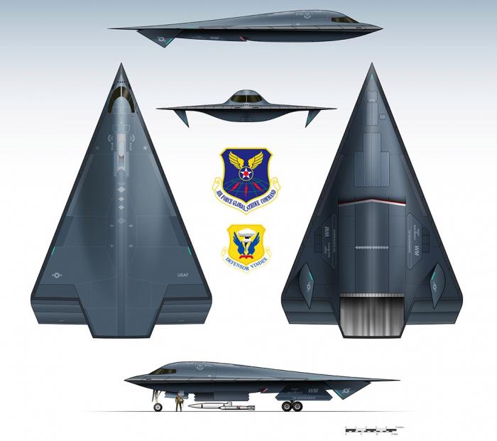 Проект стратегического бомбардировщика Northrop-Grumman B-2 LAP. США Проект стратегического бомбардировщика Northrop-Grumman B-2 LAP. США