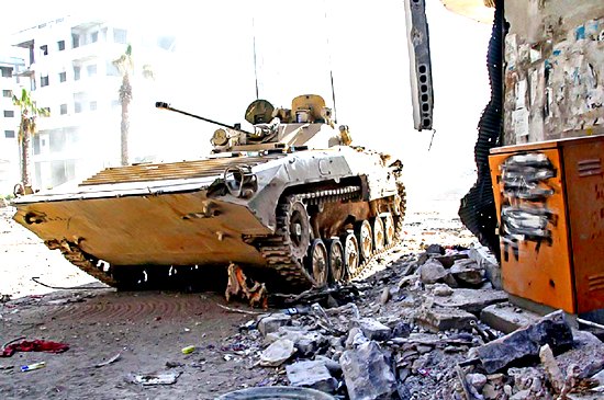 Оружейный конвой боевиков попал в грамотную засаду Сирийской армии