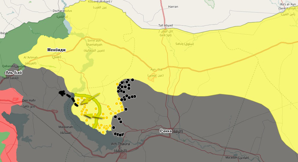 Курды взяли 57 селений и ликвидировали группировку ИГ западнее Ракки