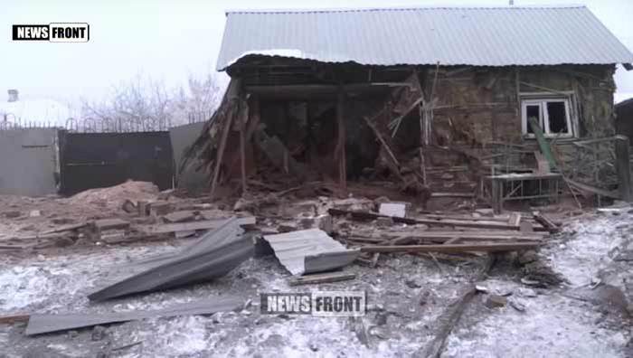 Украинские войска продолжают обстрел Дебальцево