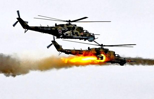 Боевая «карусель»: Российские вертолеты три часа били по террористам