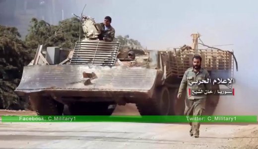 В Сирии ВТ-55 превратили в неубиваемую штурмовую машину
