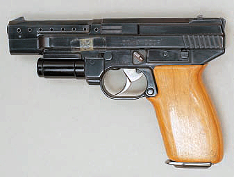 Опытные пистолеты Герасименко использующие патрон с «улетающей» гильзой