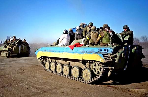 Украинских солдат снова пачками кладут под Дебальцево