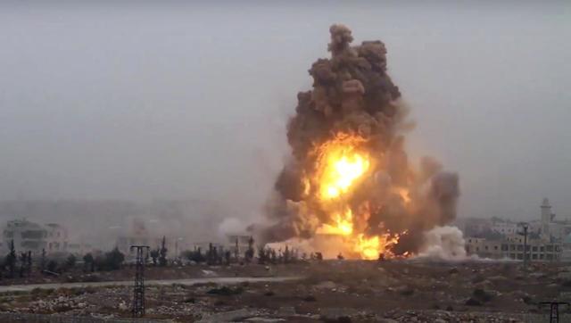 Тяжелая артиллерия Асада уничтожила колонну вооруженных джихадистов