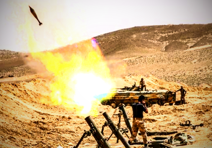 Армия Асада ракетным огнем обратила в бегство боевиков на сирийской границе
