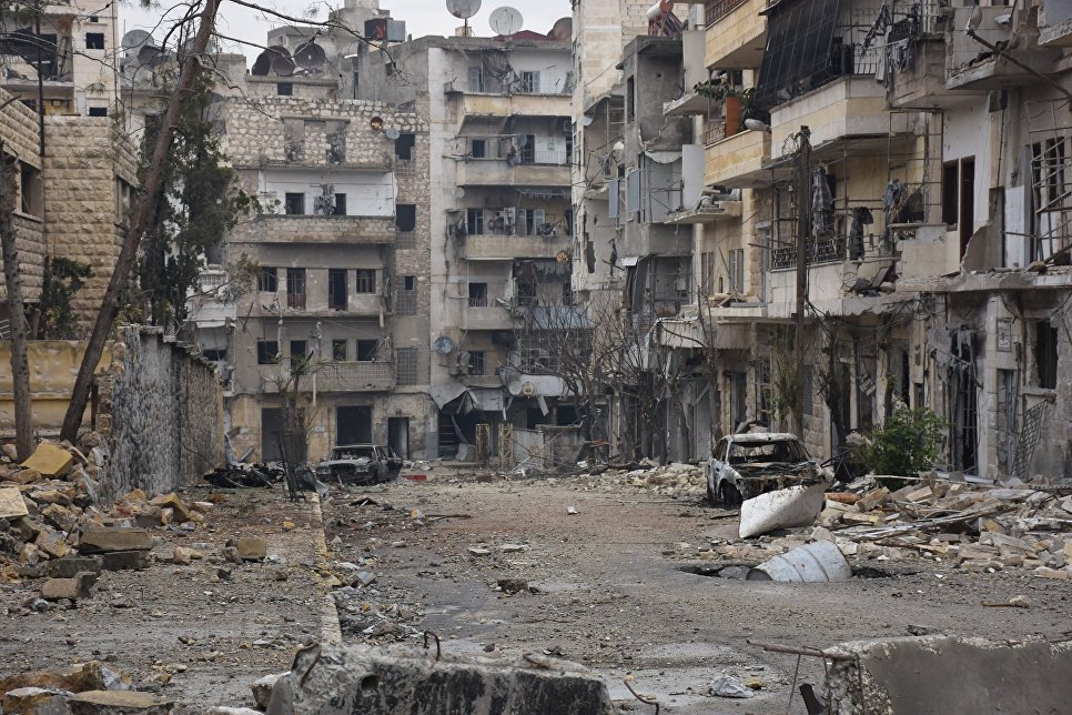 Боевики вооруженной оппозиции обстреляли западные кварталы Алеппо