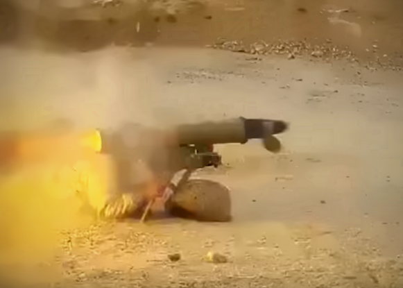 Сирийские повстанцы засняли подрыв танка «Хезболлы» из ПТУРа