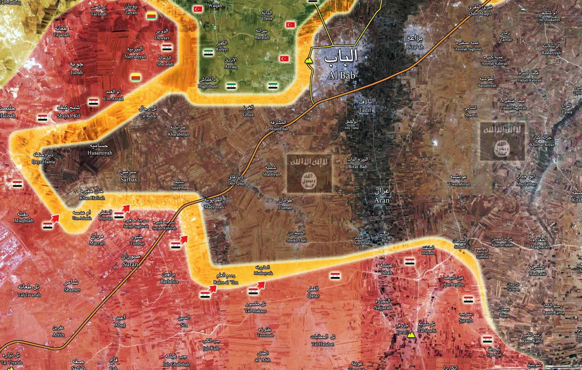 Сирийская армия освободила 9 селений восточнее Алеппо