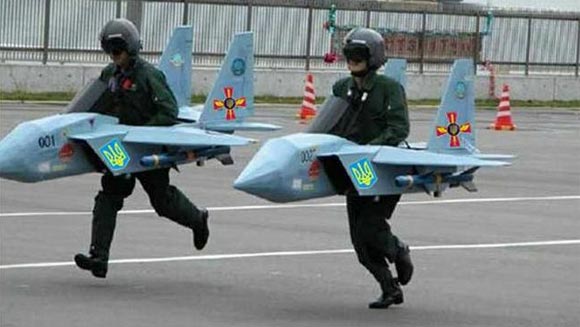 Украинские пилоты бегут, а не летают