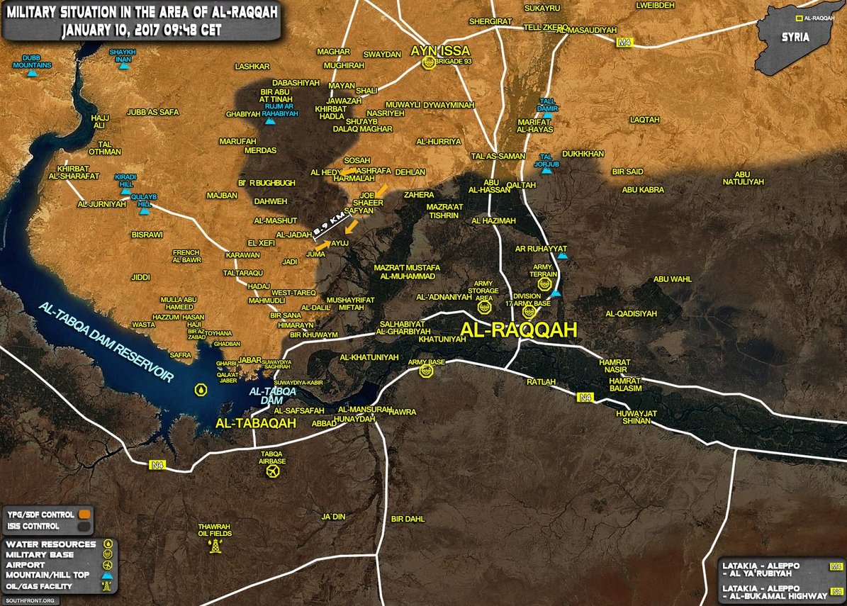 Курды завершают окружение группировки ИГ северо-западнее Ракки