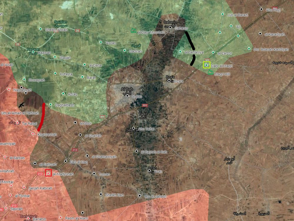 Сирийская армия и Щит Евфрата взяли по селению в провинции Алеппо