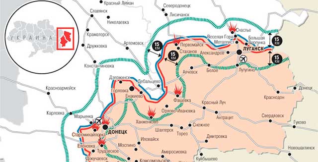 ЛНР настаивает на освобождении украинскими боевиками "серой зоны"