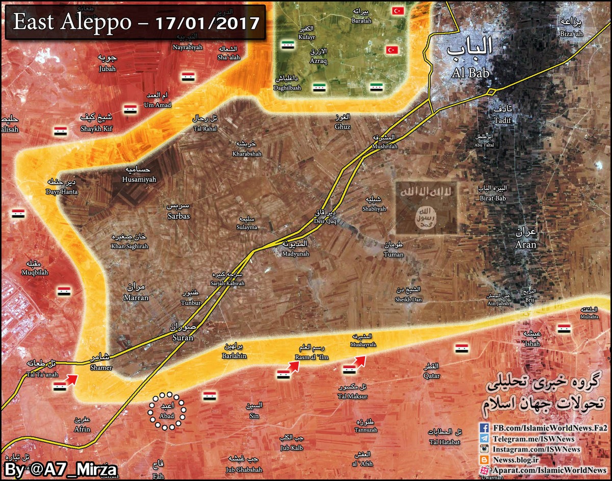 Сирийская армия возобновила наступление к востоку от Алеппо