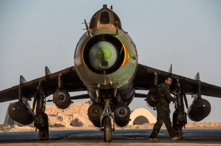 Работа авиации Асада: «горы» трупов джихадистов и сожженная бронетехника