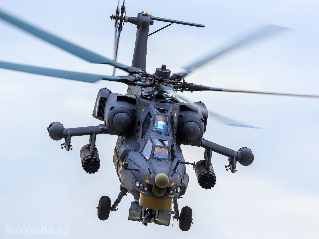 Минобороны показало Ми-28Н в деле: «Ночной охотник» испепелил «противника»