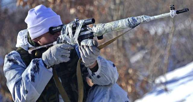 Снайперский отряд ополчения усмирил артиллерию ВСУ под Луганском
