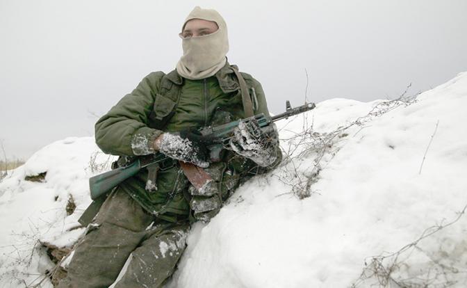 Будни украинского солдата