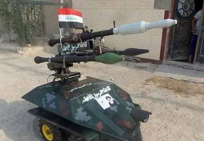 В Ираке с ИГИЛ будет воевать боевой робот, вооружённый сразу тремя РПГ-7