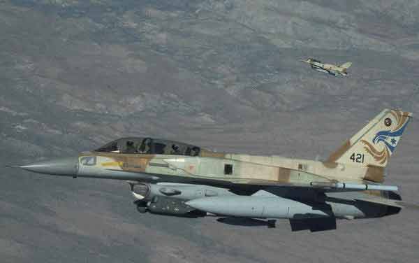 Израильская авиация нанесла удар западнее Дамаска