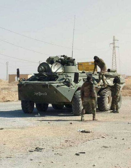 Сирийские военные называют БТР-82А одним из лучших в мире