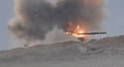 Надежен как Т-90: сирийский Т-62М спас свой экипаж