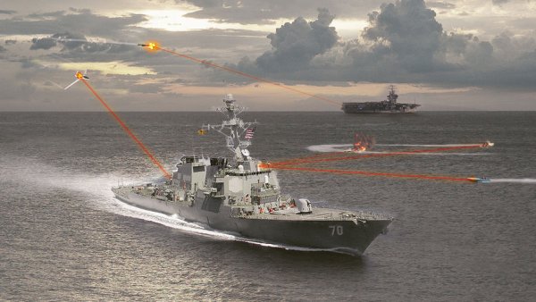 Флот США шлет всем лучи: ВМС  планируют испытать боевой лазер