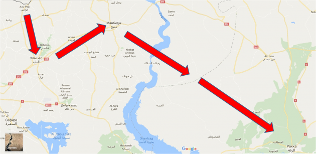 Турецкие войска отрезают кусок сирийской территории