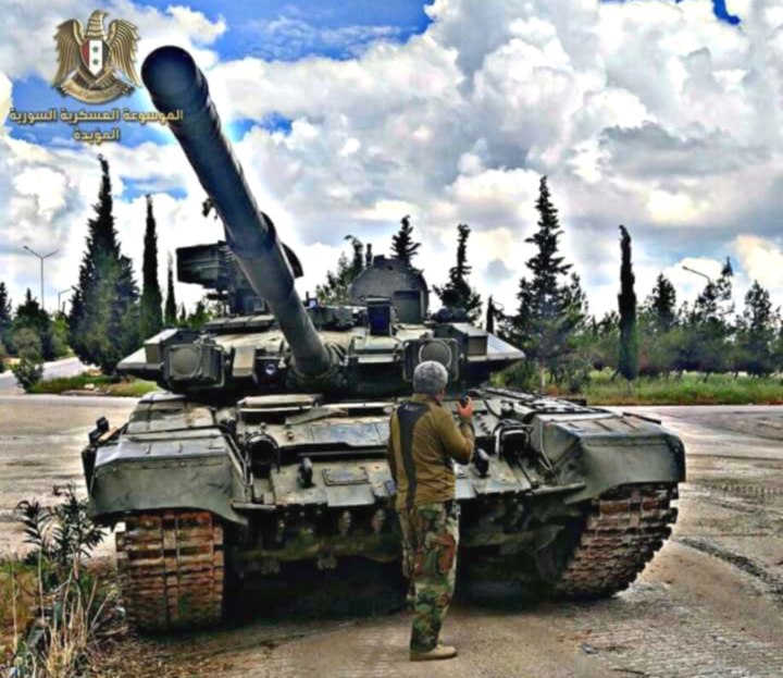 Очередная партия танков Т-90А прибыла в Сирию
