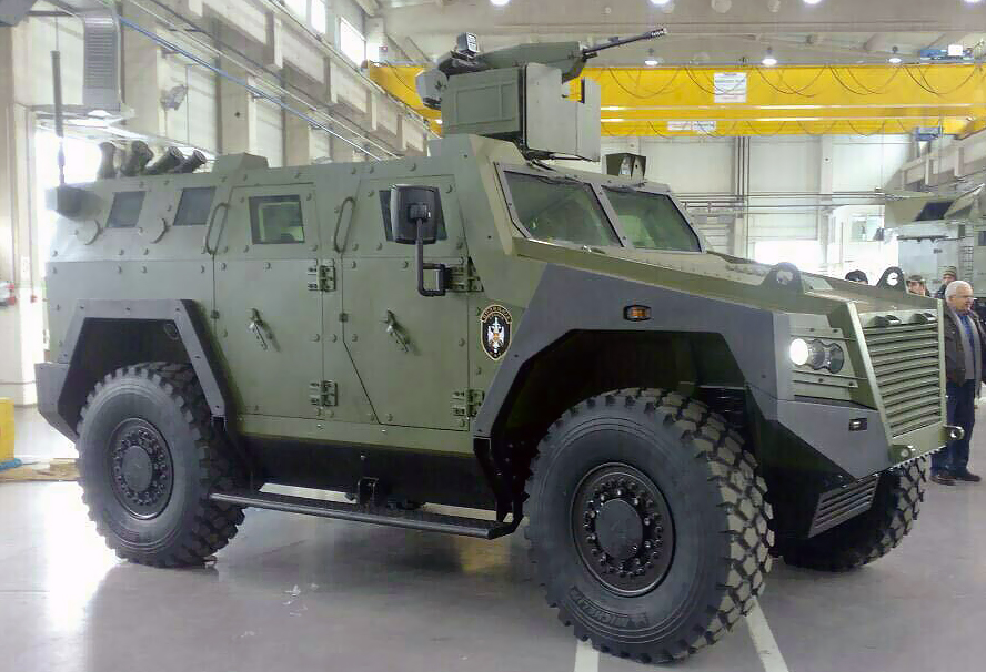Сербия представила новую многоцелевую бронированную машину Milosh 4X4