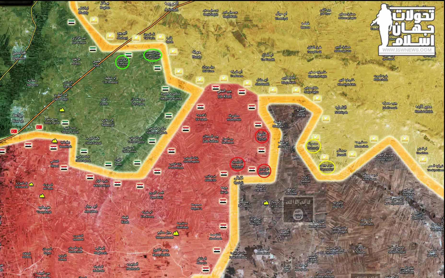 Ситуация на севере провинции Алеппо после блокирования турецкой армии