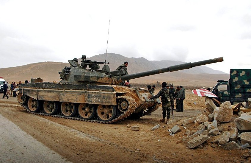 Сирийская армия взяла под контроль горную гряду Аль-Мазар у Пальмиры