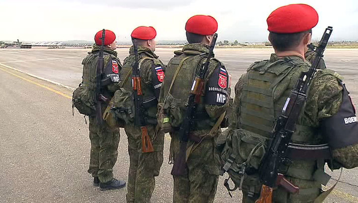 Российские военные полицейские наведут порядок в Сирии