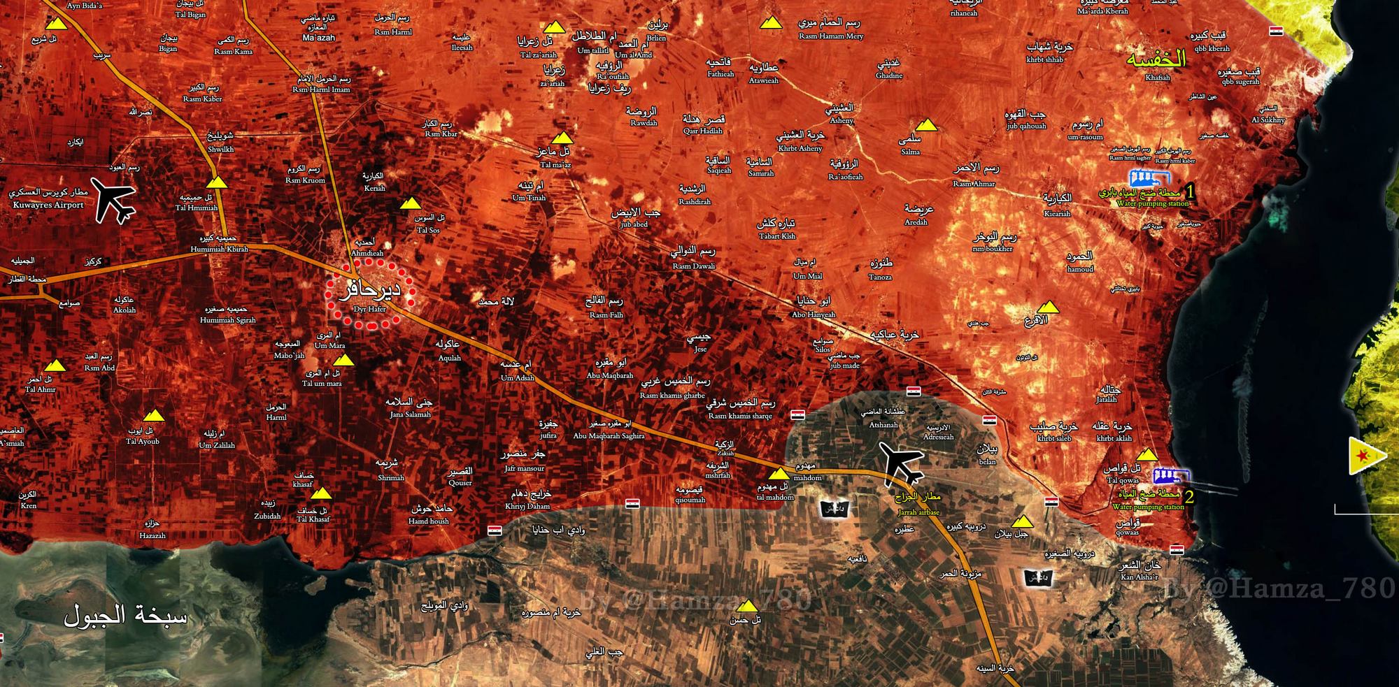 Сирийская армия взяла под полный контроль равнину и город Дейр Хафер
